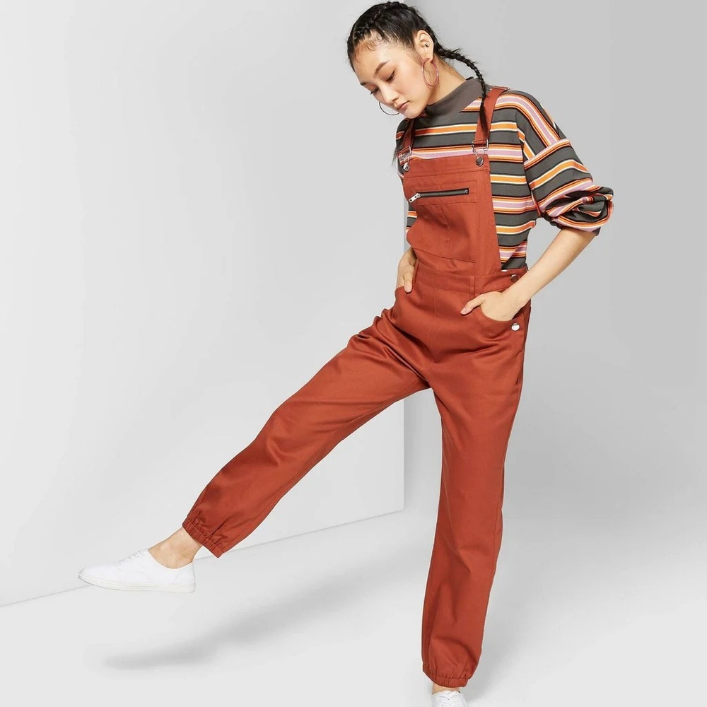 GUC Wild Fable Women's Brick Overalls - Picture 2 of 7